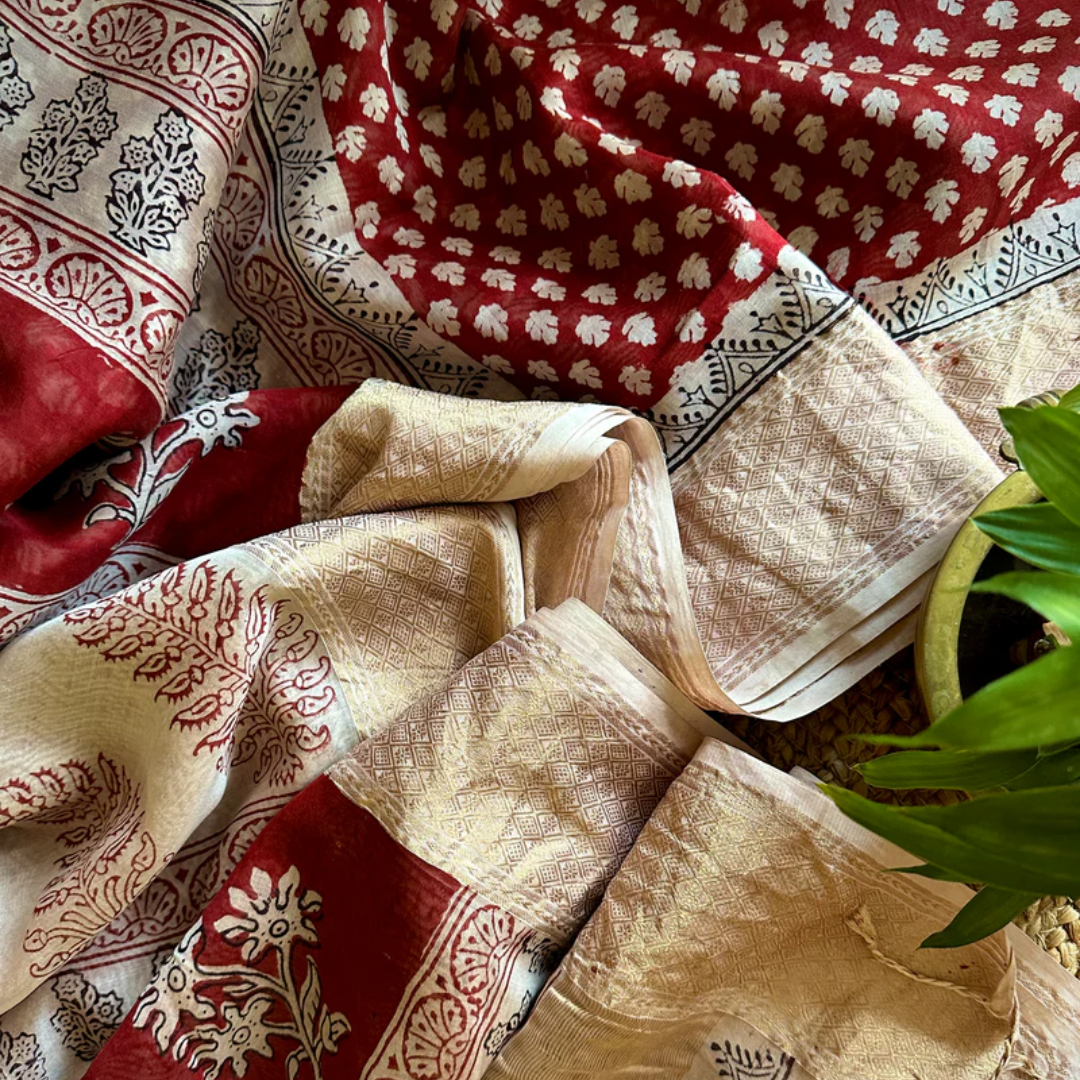 Bagh Print Saree wholesale