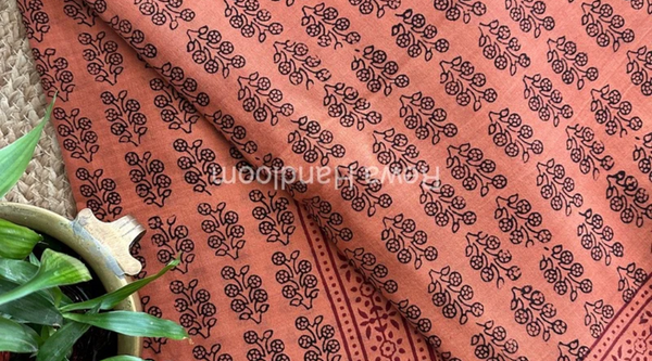 Bagh Print Saree from Madhya Pradesh