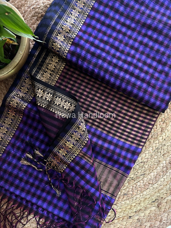 Maheshwari Garbha Reshami Silk Saree