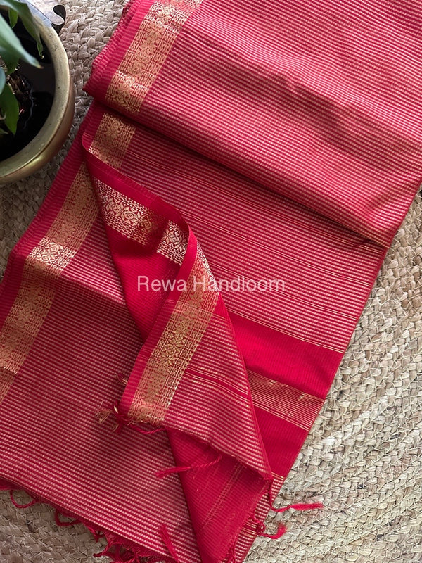 Maheshwari Garbha Reshami Silk Saree