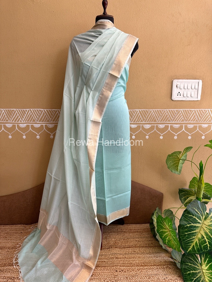 Maheshwari Checks Dress Material