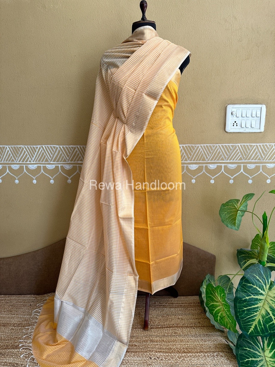 Maheshwari Checks Dress Material