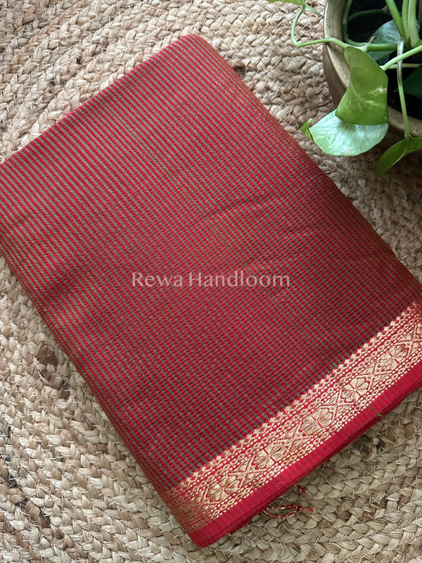 Maheshwari Garbha Reshami Silk Saree