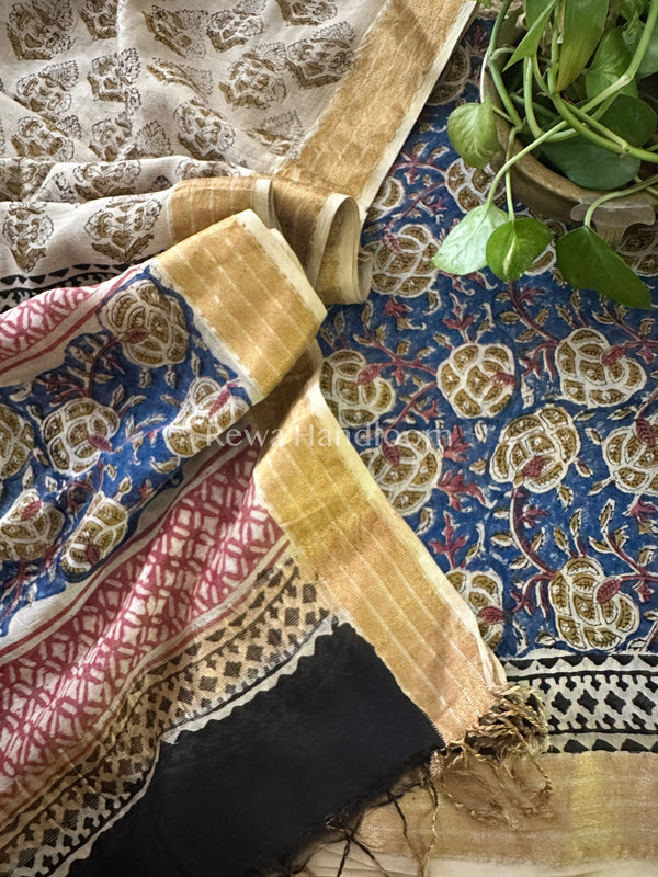 Maheshwari Bagru Printed Dress Material