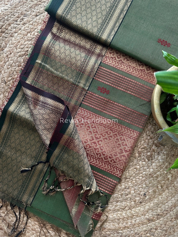 Maheshwari Tissue Rich Pallu Saree