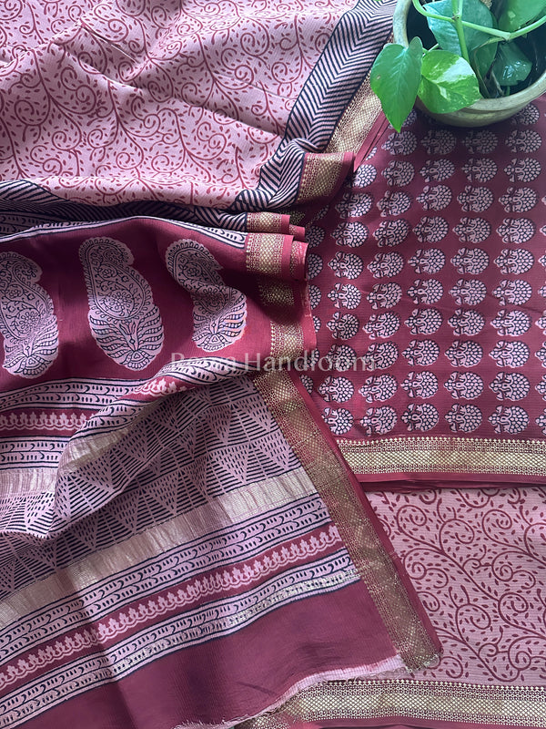 Maheshwari Bagh Print Suit