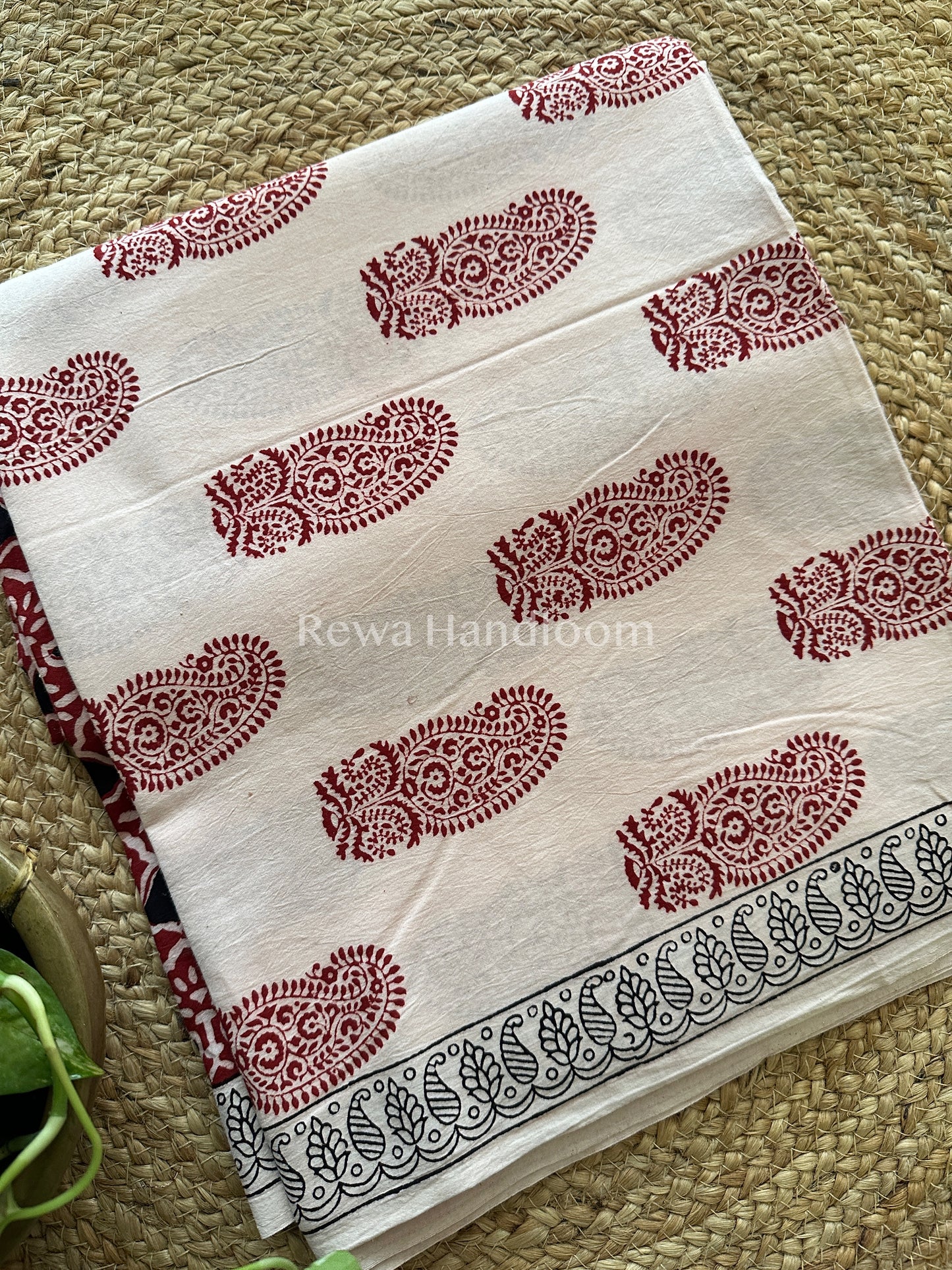 Bagh Print Cotton Suit