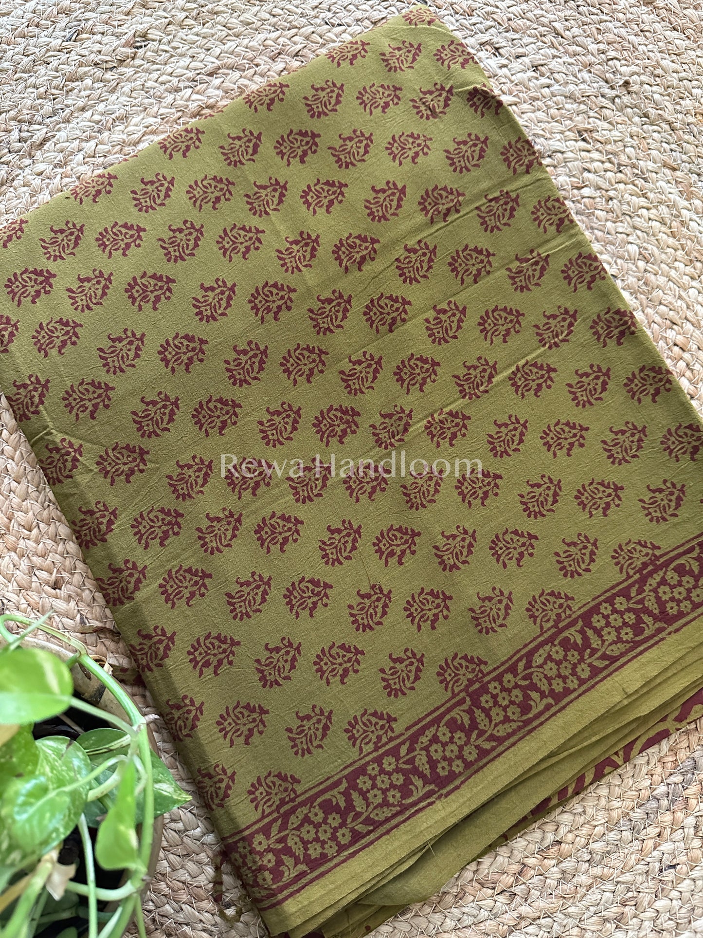 Bagh Print Cotton Suit
