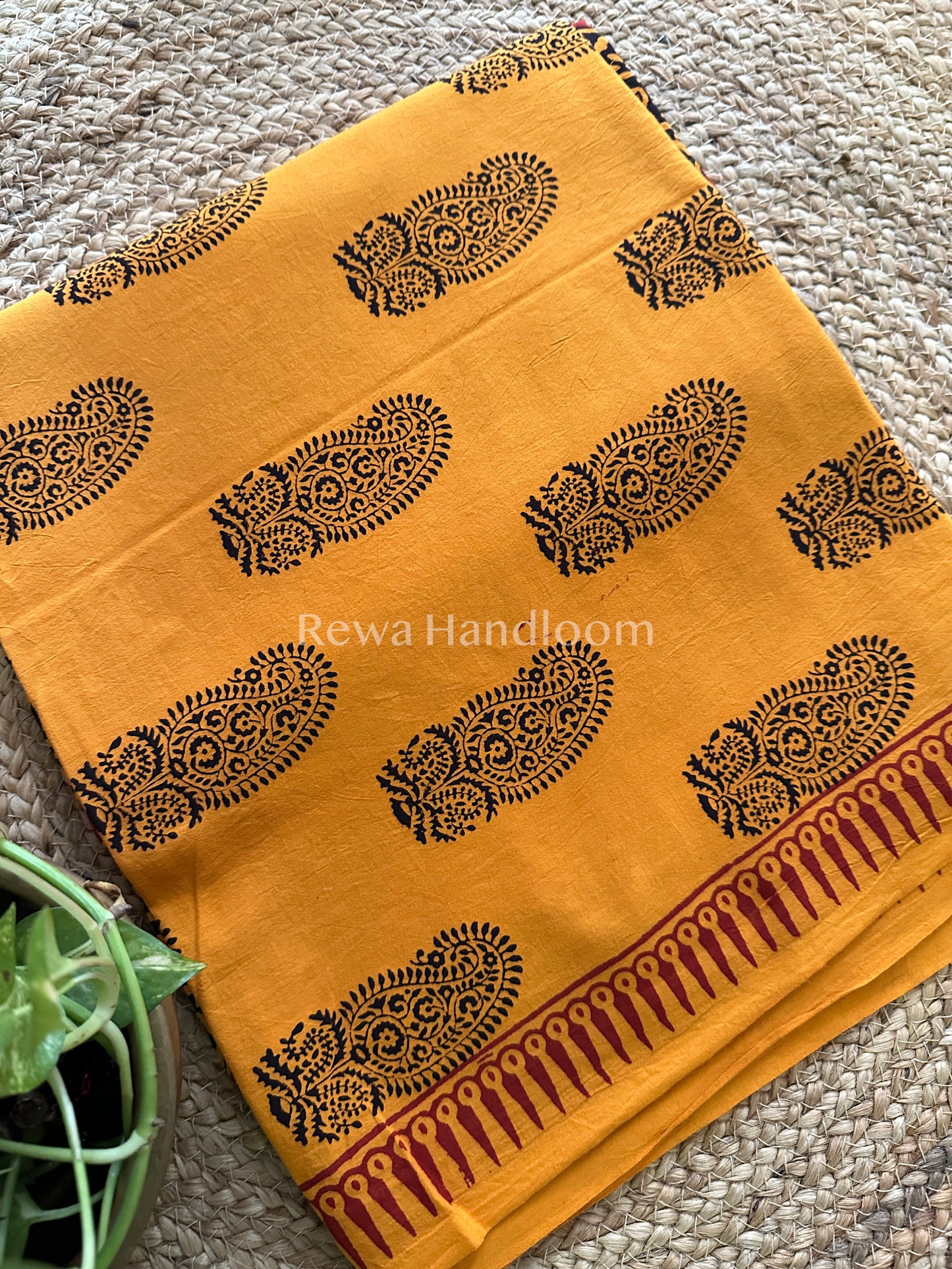 Bagh Print Cotton Suit