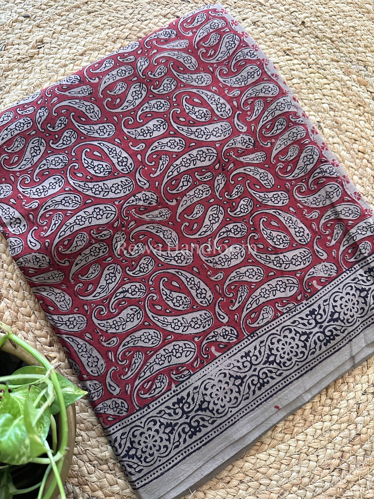 Bagh Print Cotton Suit
