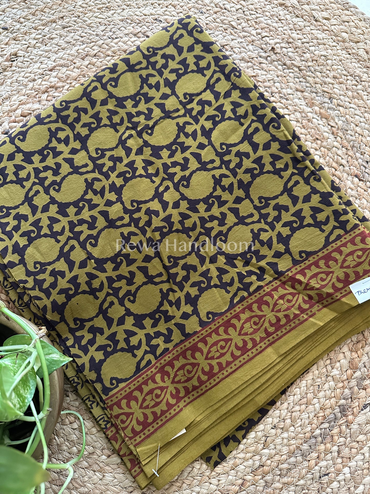 Bagh Print Cotton Suit