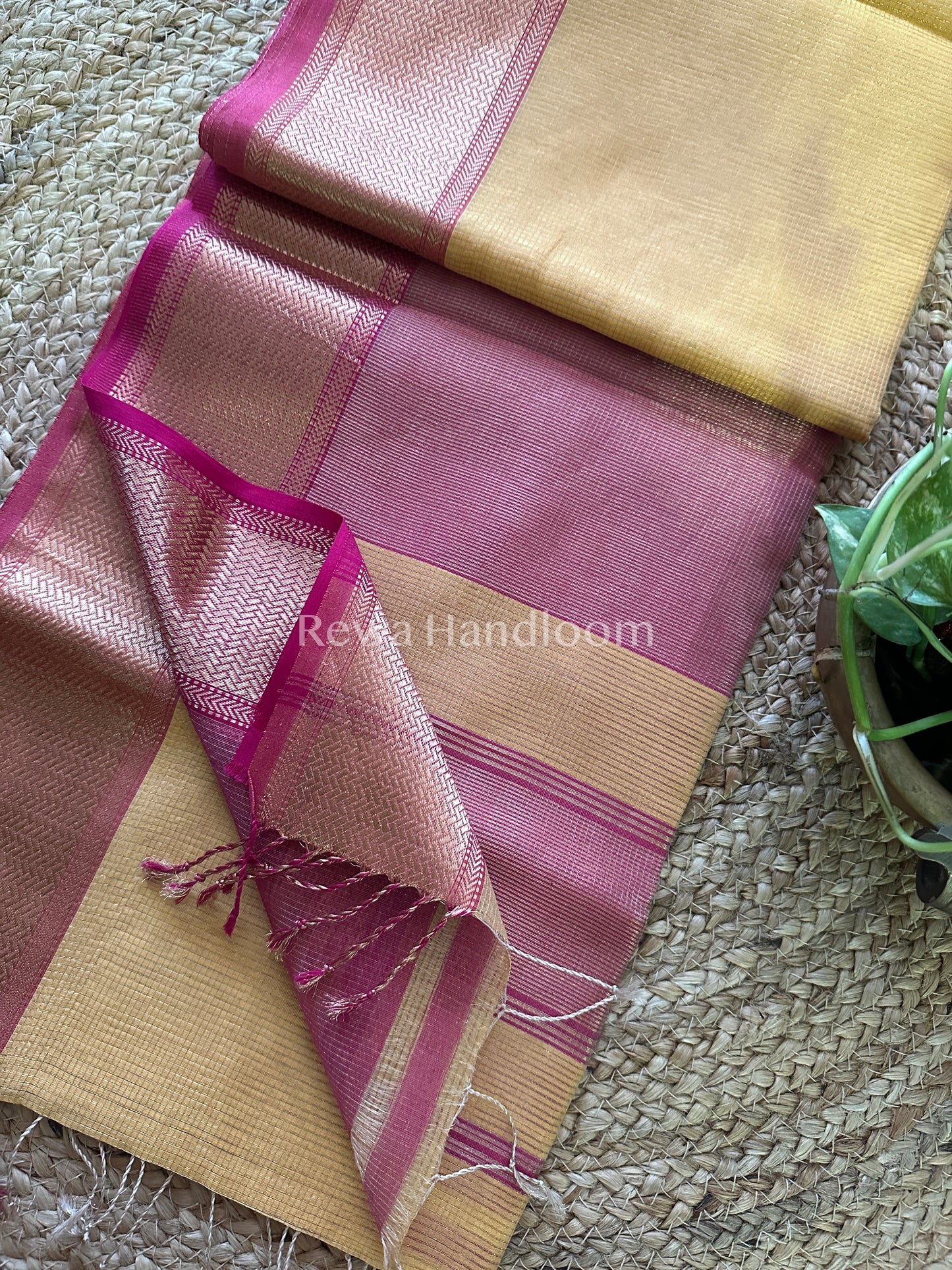 Maheshwari Tissue Silk Saree