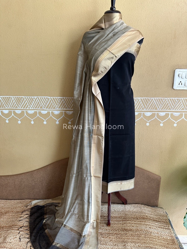 Maheshwari Resham Border Dress Material
