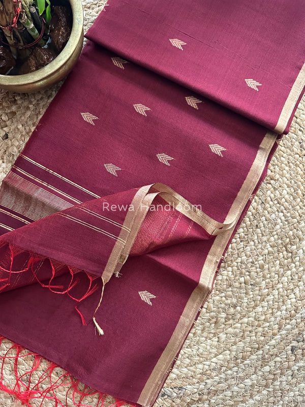 Zari Butti Maheshwari Saree