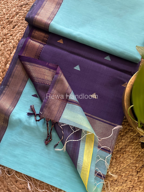 Motifs Maheshwari Saree