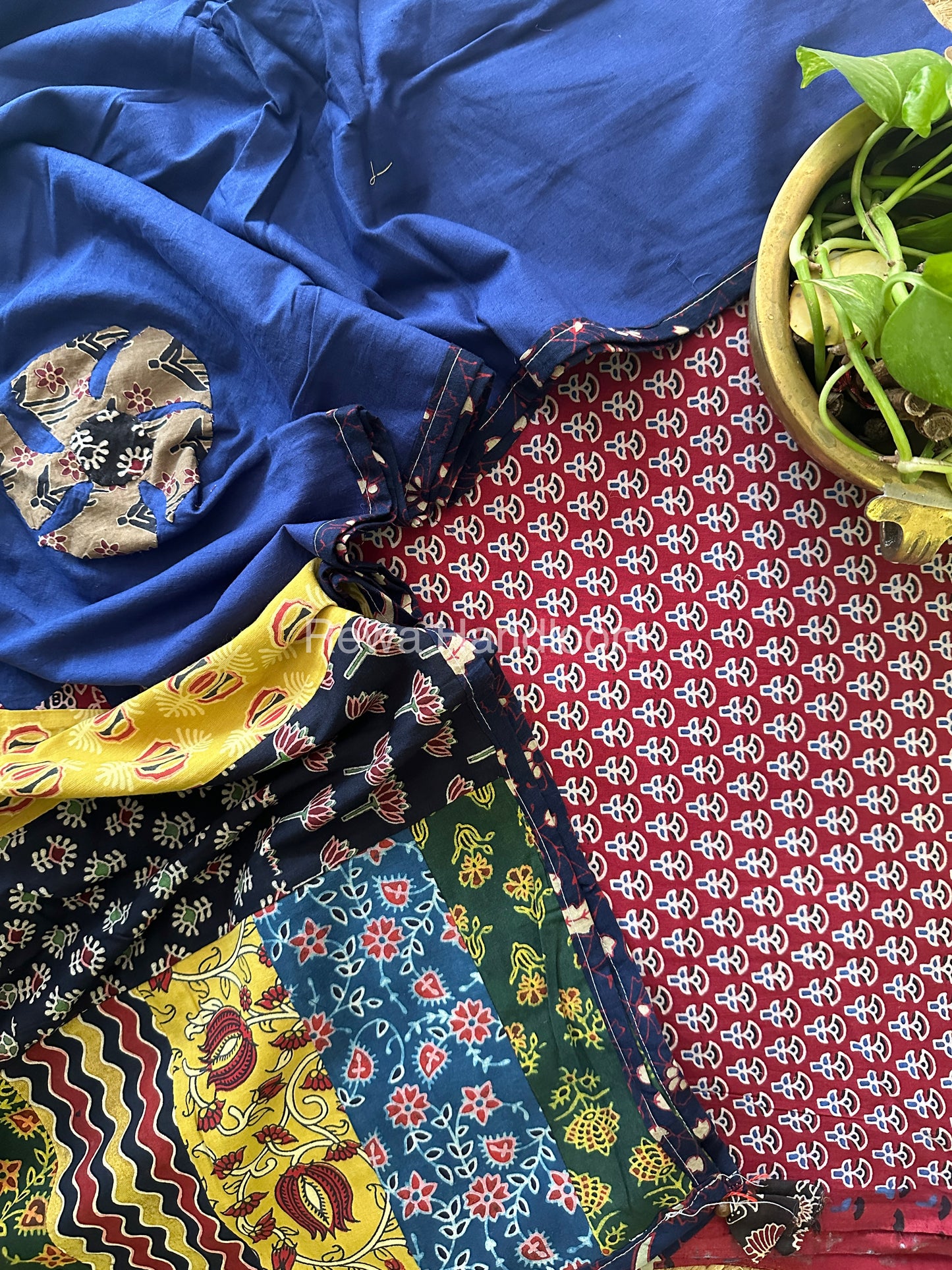 Ajark Print Cotton Suit