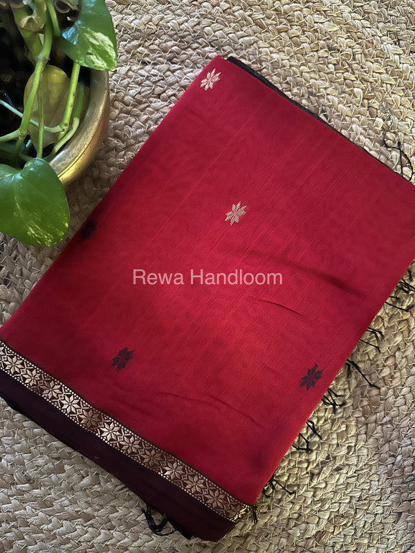 Zari Butti ~ Maheshwari Saree