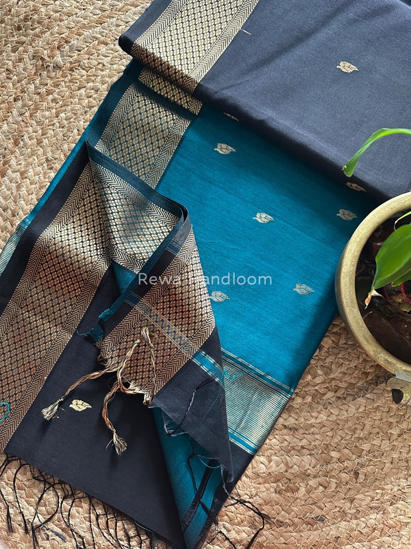 Zari Butti Maheshwari Saree