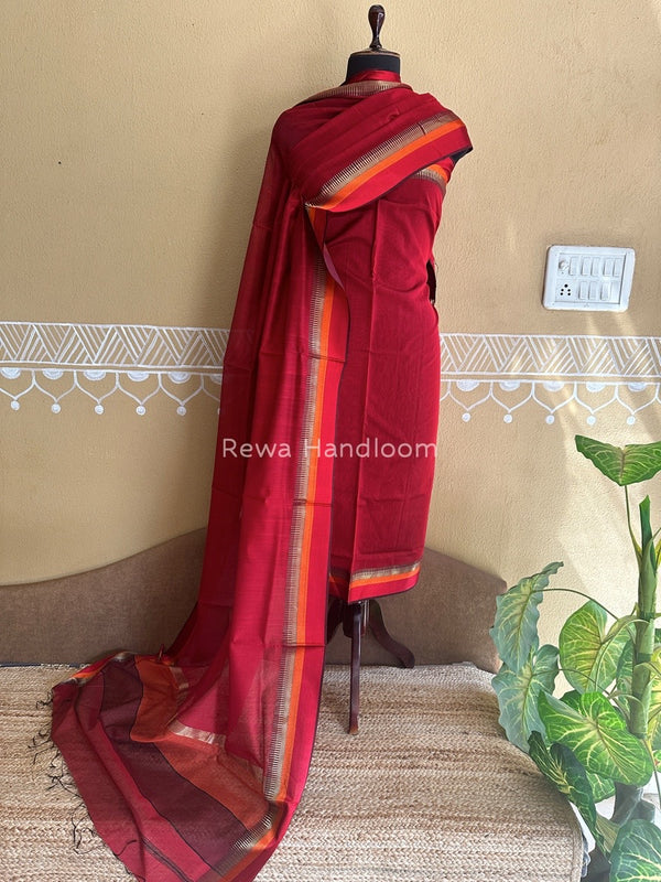 Maheshwari Multicolour Dress Material