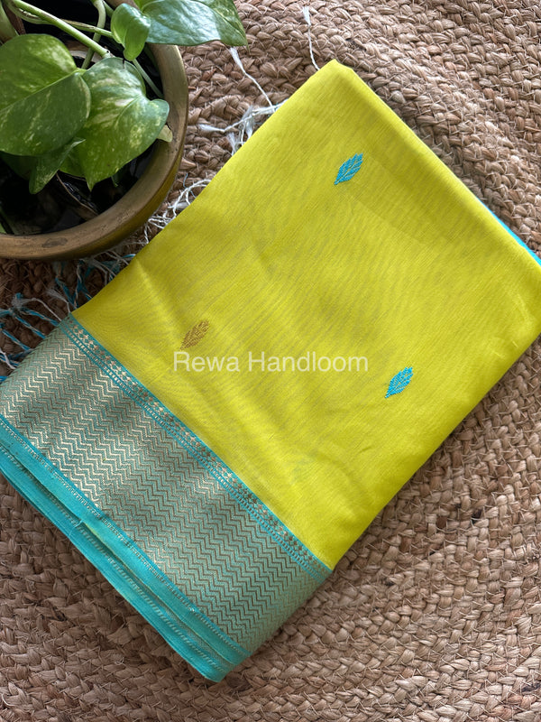 Zari Butti ~ Maheshwari Saree-PTB07