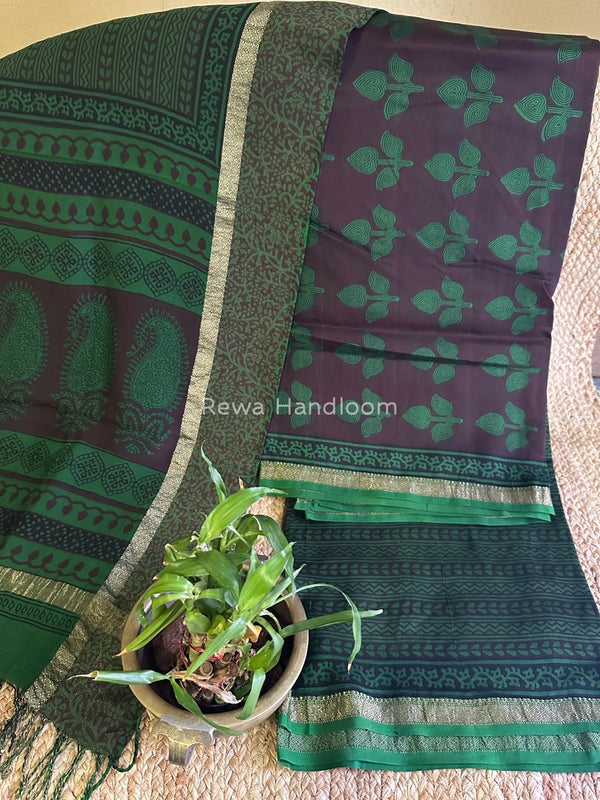 Maheshwari Bagh Print Suit