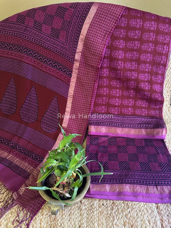 Maheshwari Bagh Print Suit