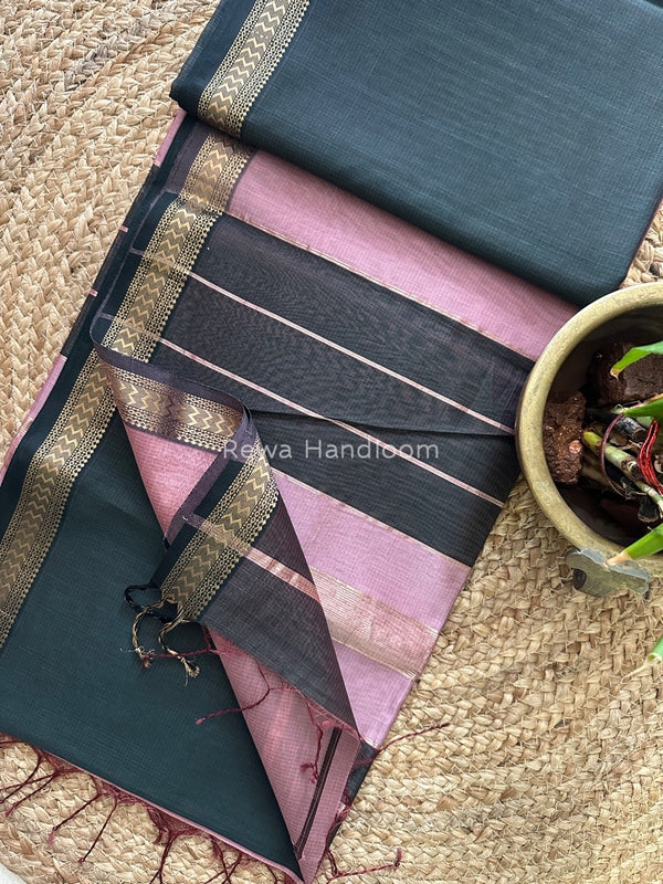 Maheshwari Rasta Lehar Saree
