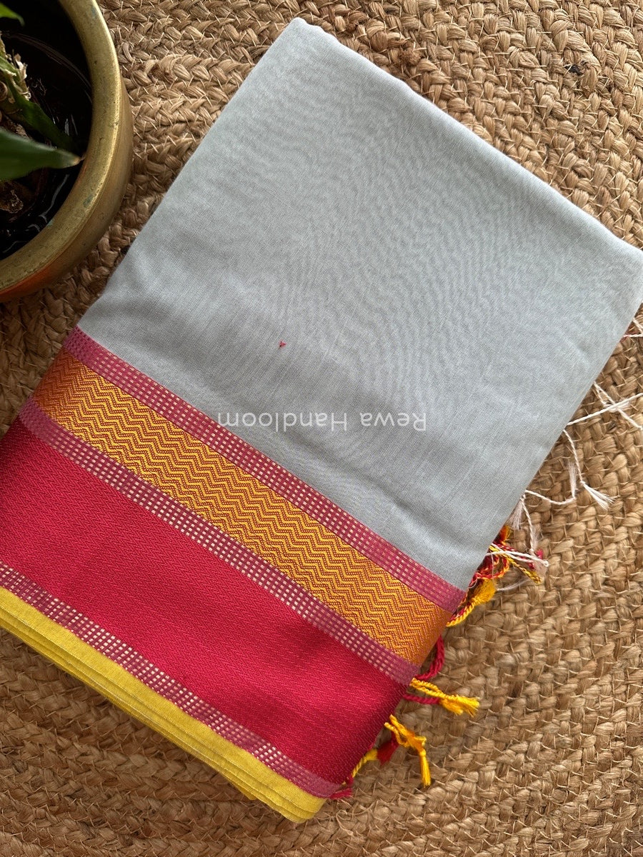 Maheshwari Ganga Jamuna Rewa Border Saree