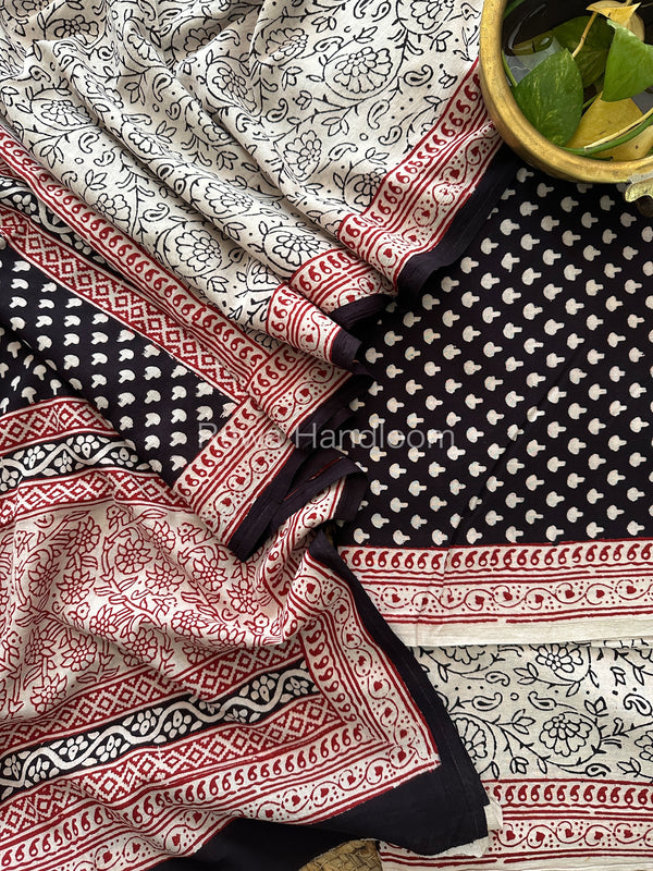 Bagh Print Cotton Suit