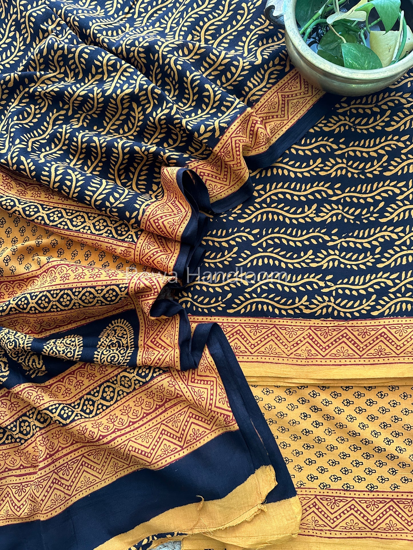 Bagh Print Cotton Suit