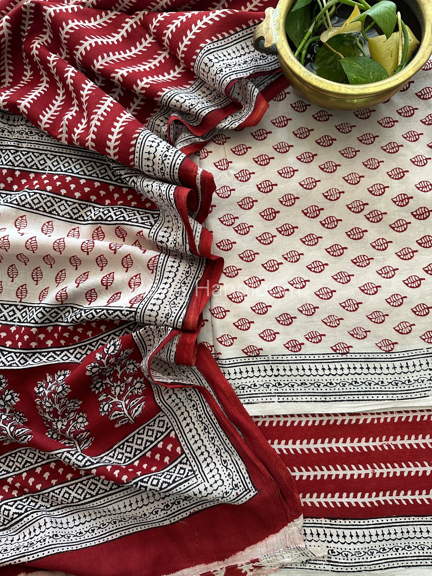 Bagh Print Cotton Suit