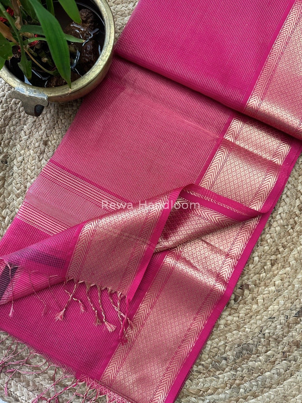 Exclusive Maheshwari Tissue Silk Saree