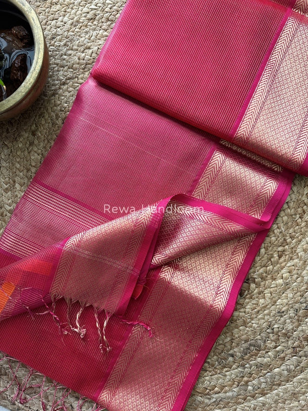 Exclusive Maheshwari Tissue Silk Saree