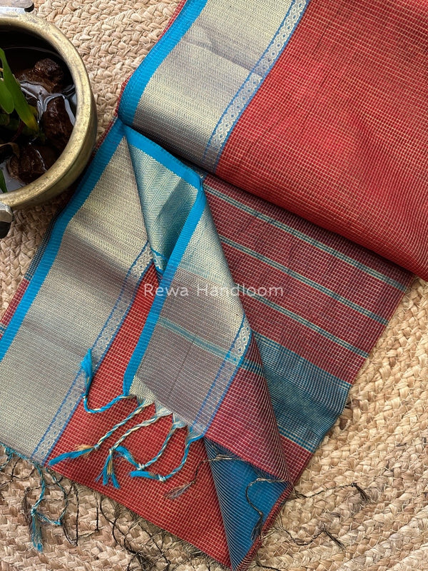 Exclusive Maheshwari Tissue Silk Saree