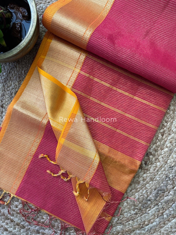 Exclusive Maheshwari Tissue Silk Saree