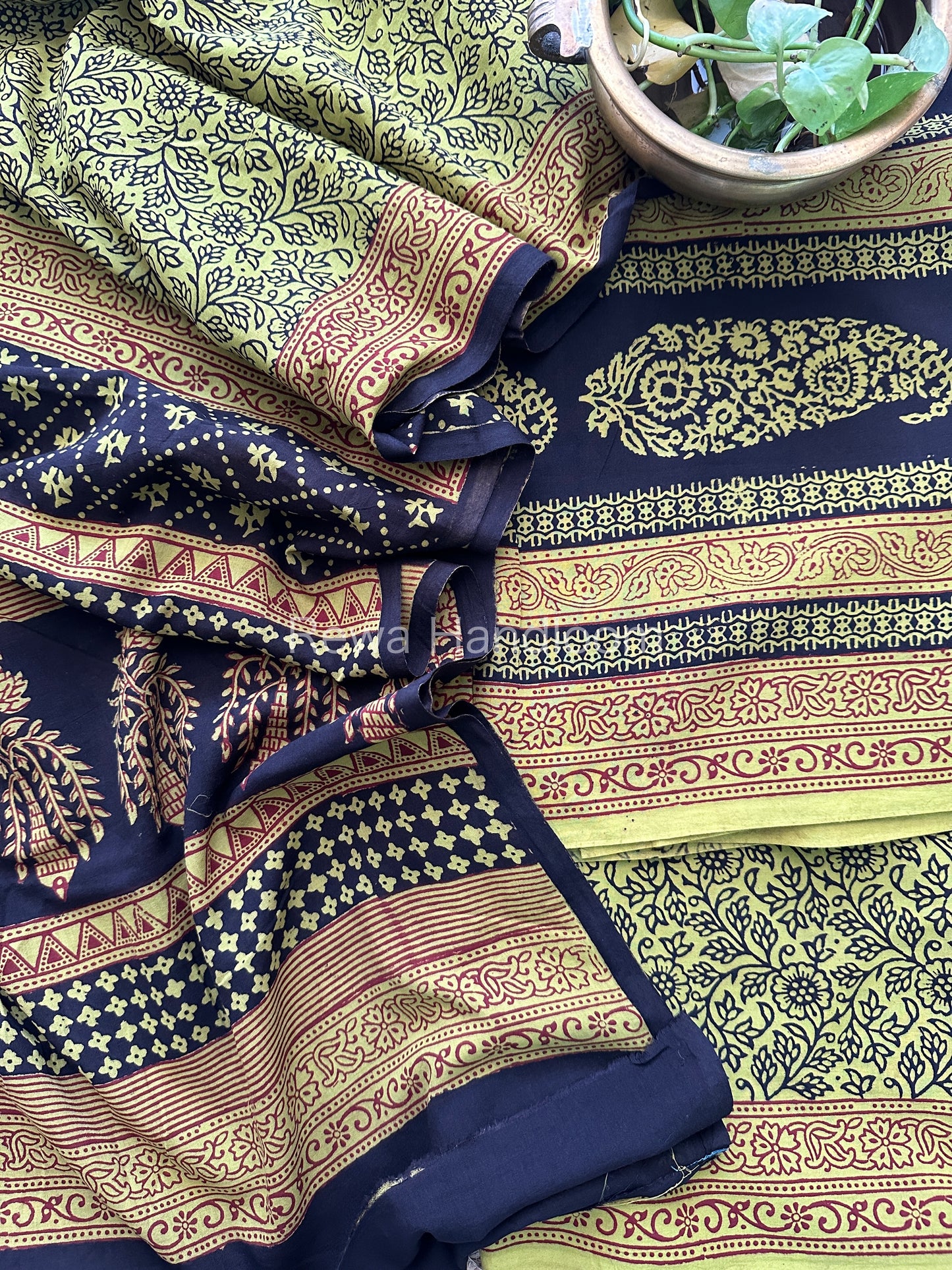 Bagh Print Cotton Suit