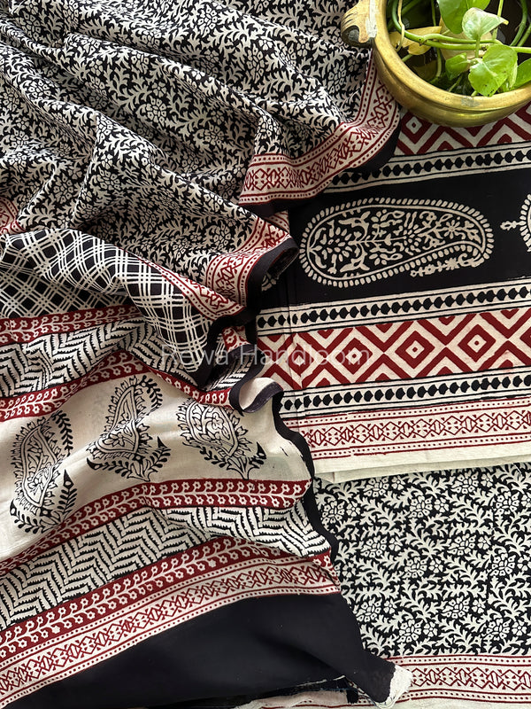 Bagh Print Cotton Suit