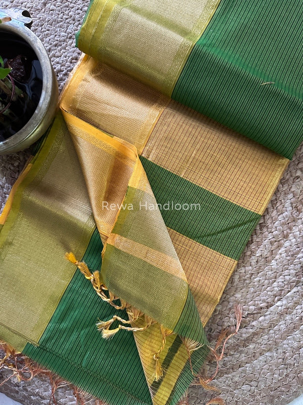 Exclusive Maheshwari Tissue Silk Saree