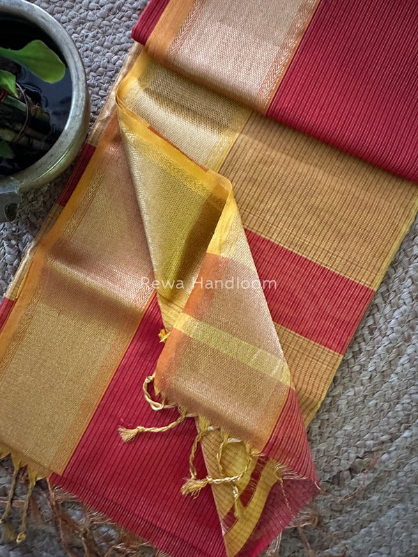 Exclusive Maheshwari Tissue Silk Saree