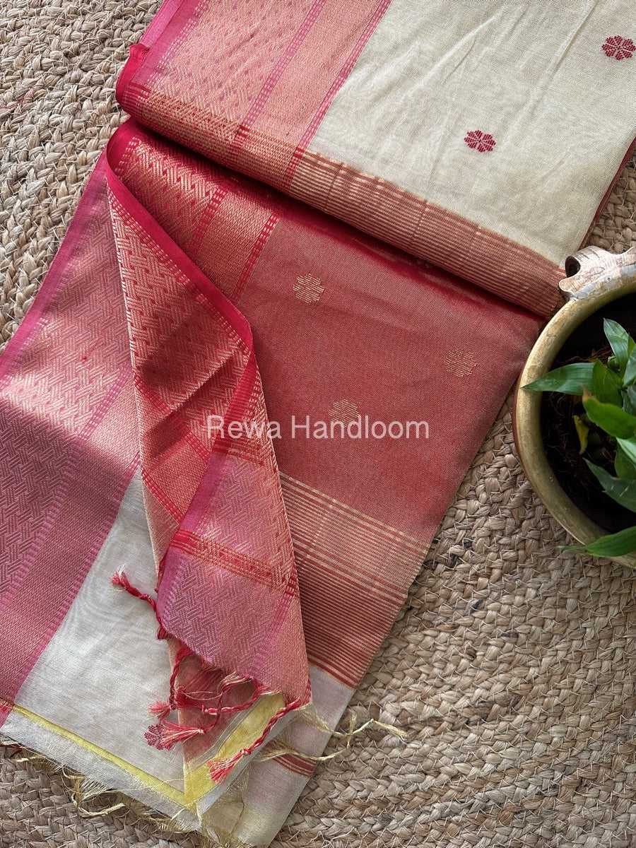 Maheshwari Tissue Silk Saree