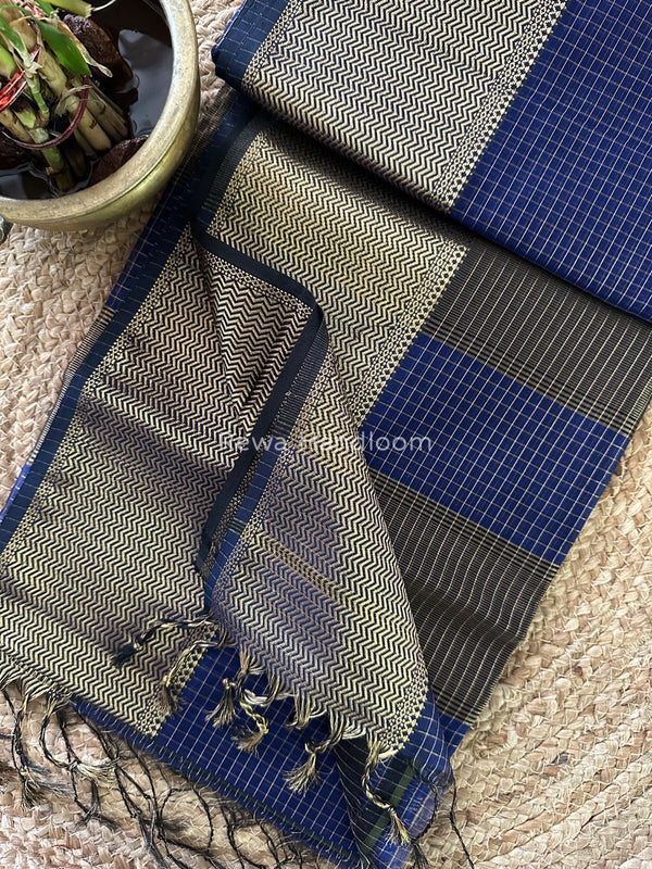 Maheshwari Skirt Checks Saree