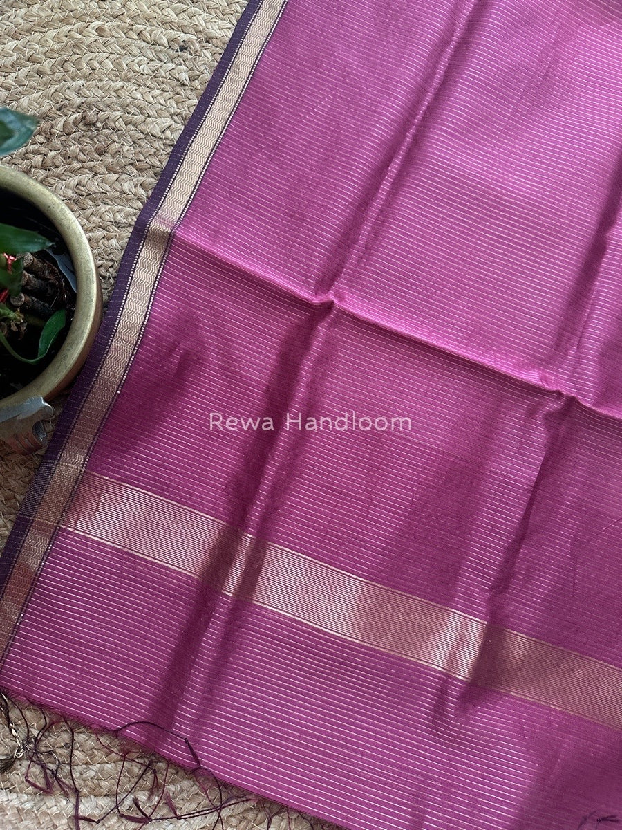 Maheshwari Onion Silk Dupatta PD046