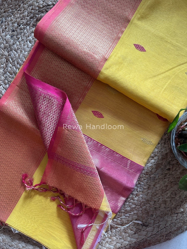 Maheshwari Zari Skirt Butti Saree