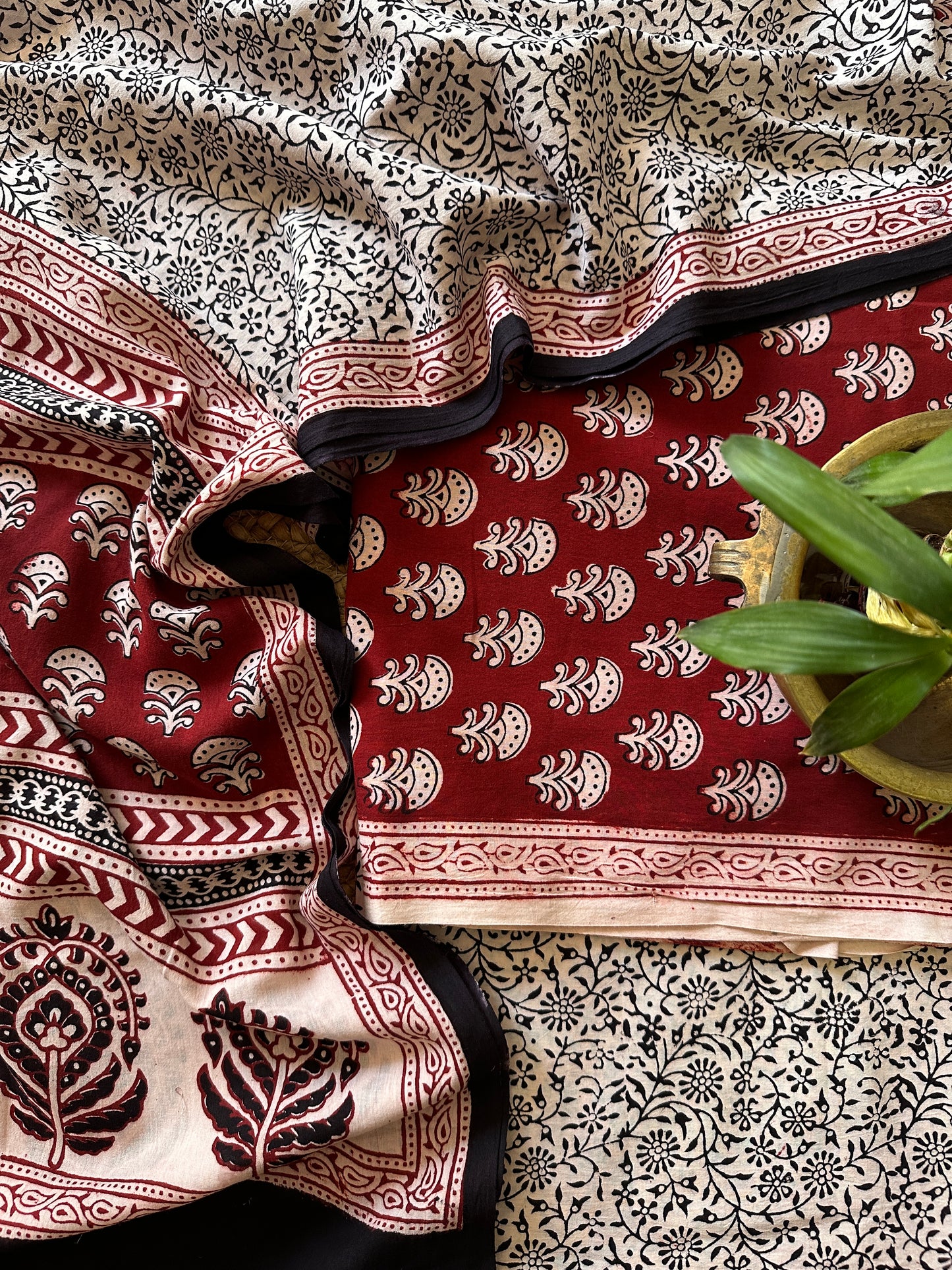 Bagh Print Cotton Suit