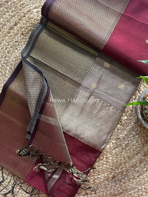Maheshwari Zari Skirt Butti Saree