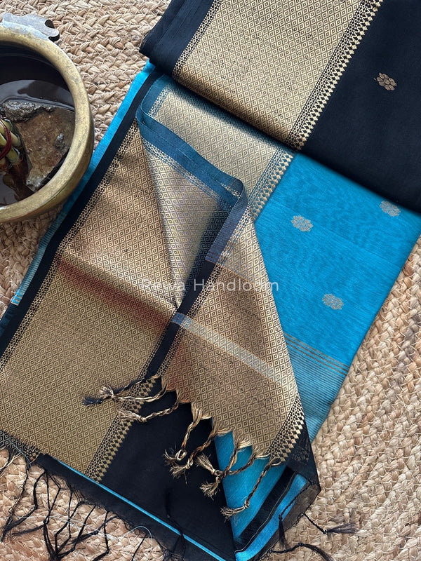 Maheshwari Zari Skirt Butti Saree
