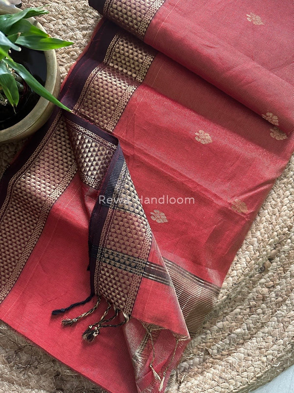 Maheshwari Tissue Butti Saree