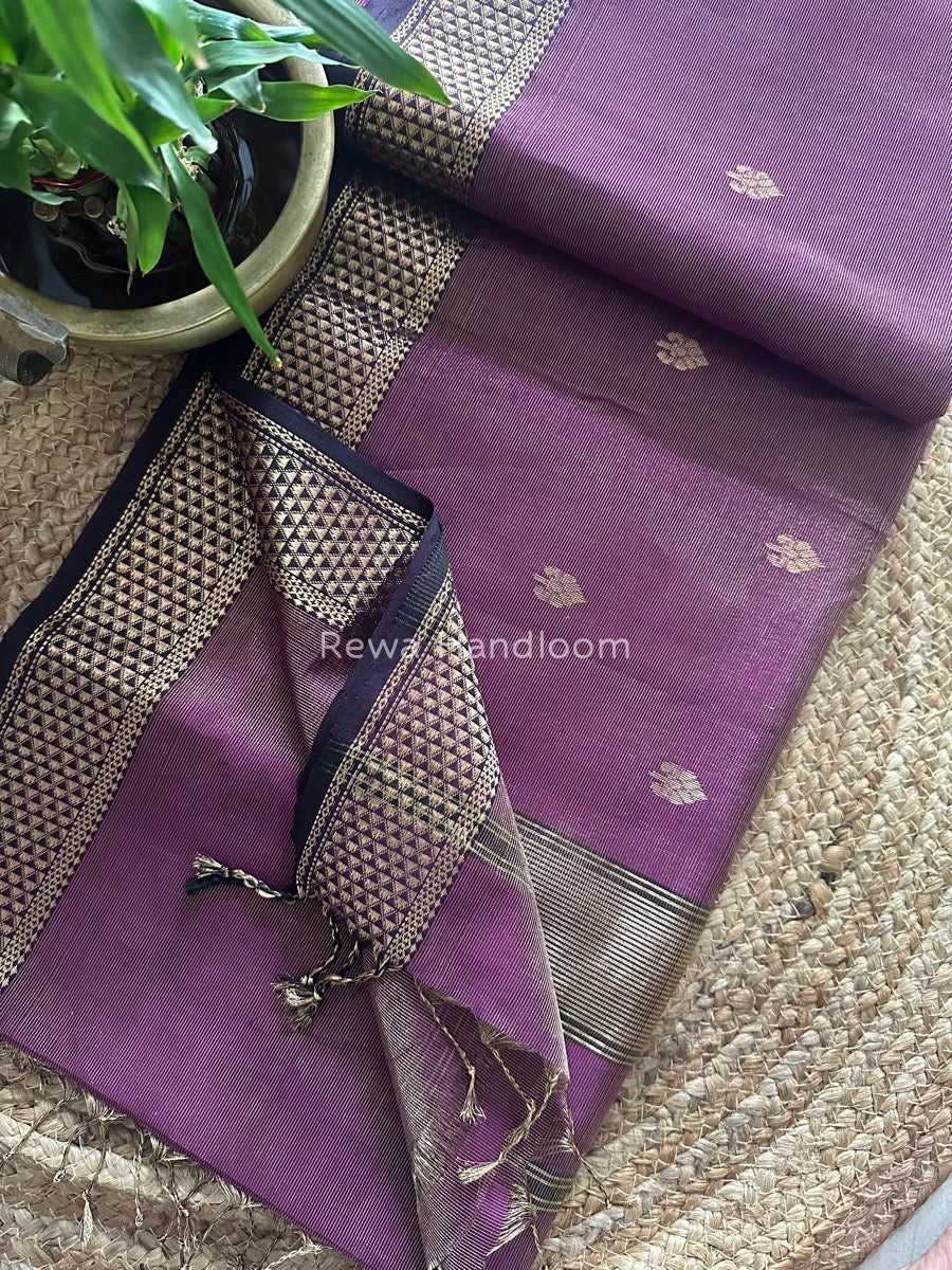 Maheshwari Tissue Butti Saree