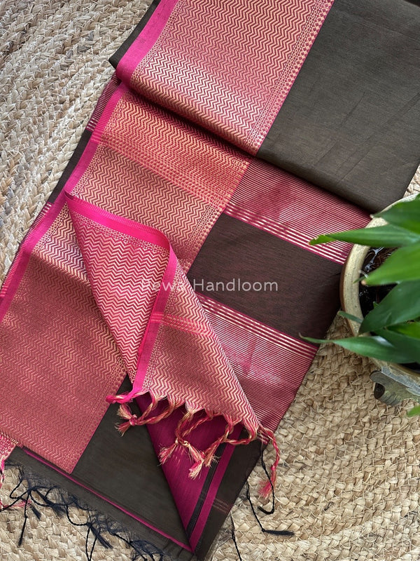 Maheshwari Zari Skirt Saree