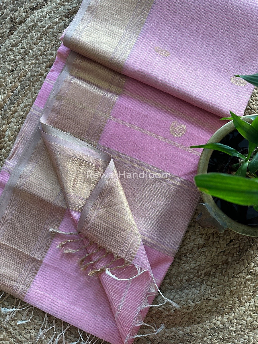 Maheshwari Tissue Butti Saree